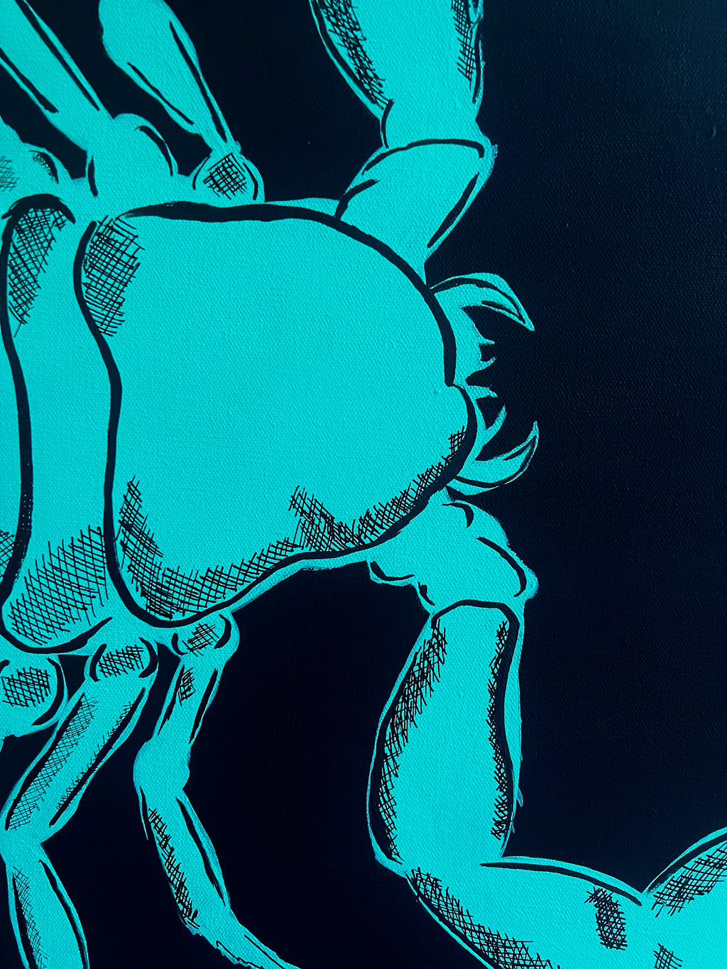 Scorpion Under Blacklight