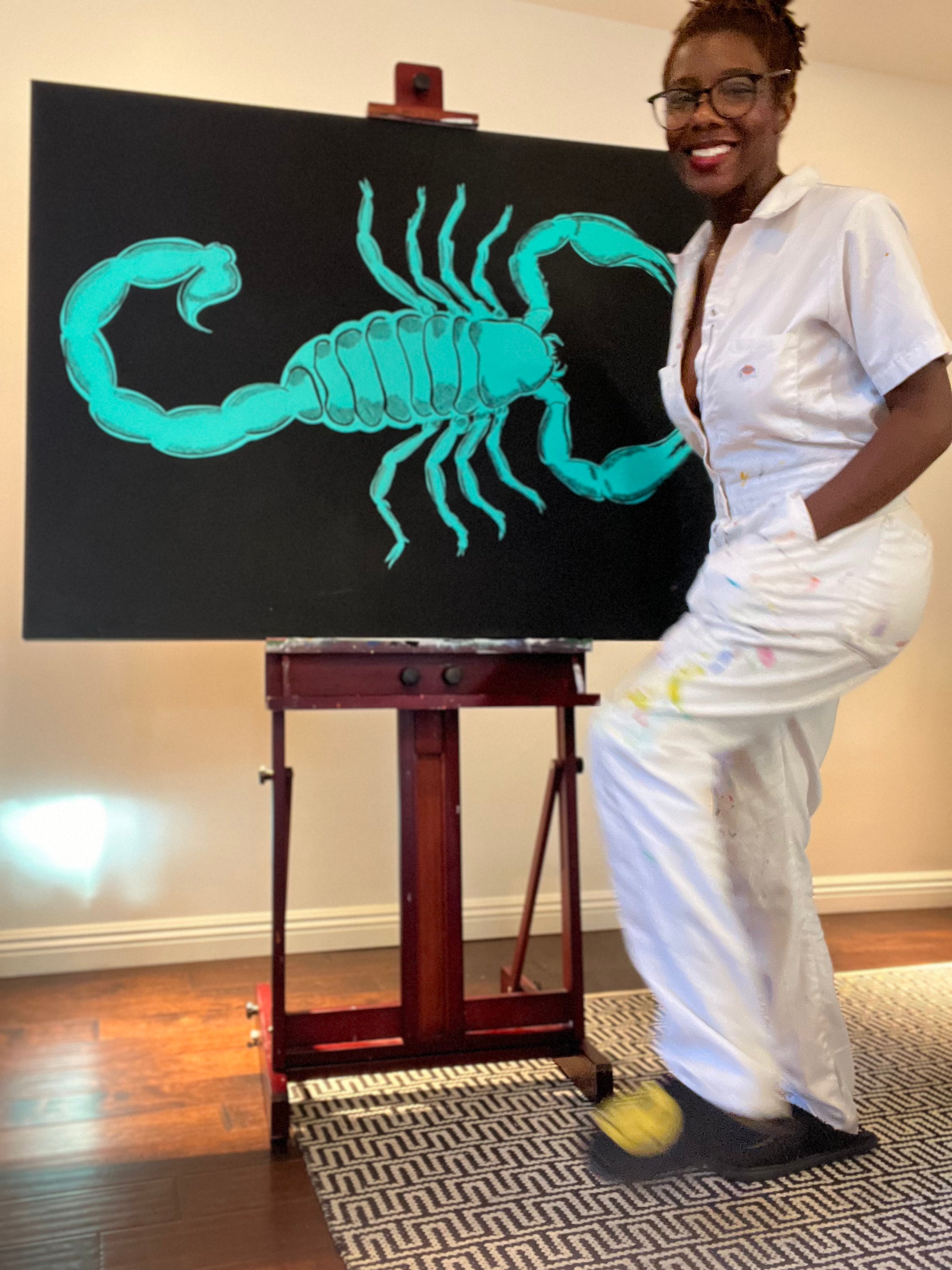 Scorpion Under Blacklight